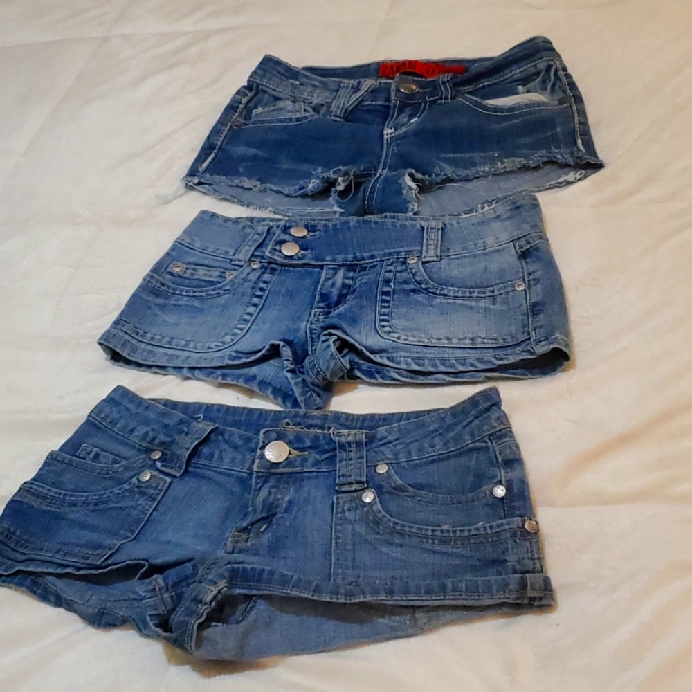 Size 0 shorts 20 for all three